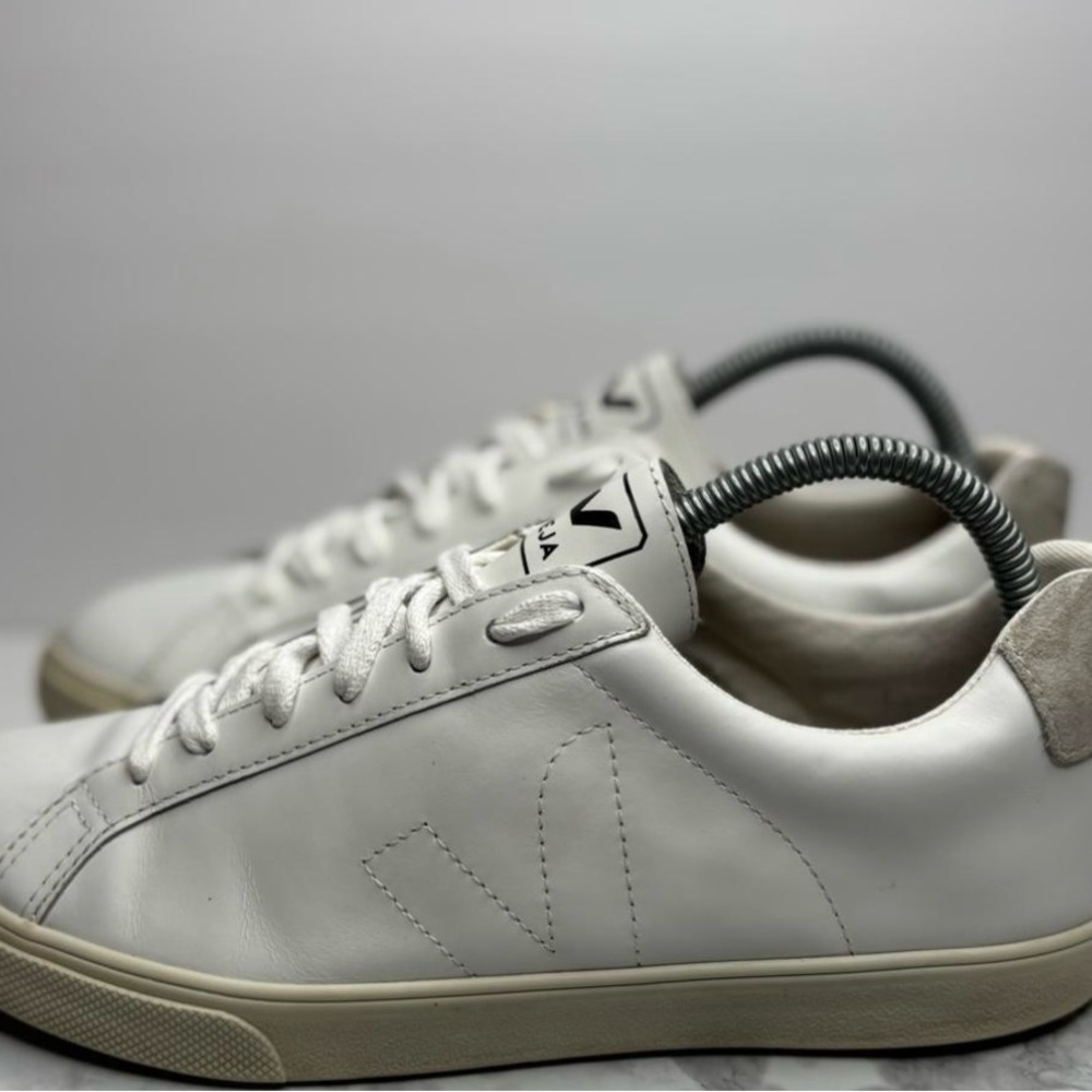 Veja Women’s Esplar White Leather Sneakers